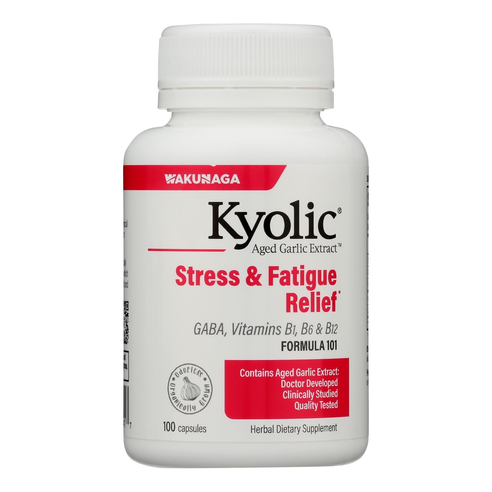 Kyolic - Stress And Fatigue Relief Formula 101 - 100 Capsules