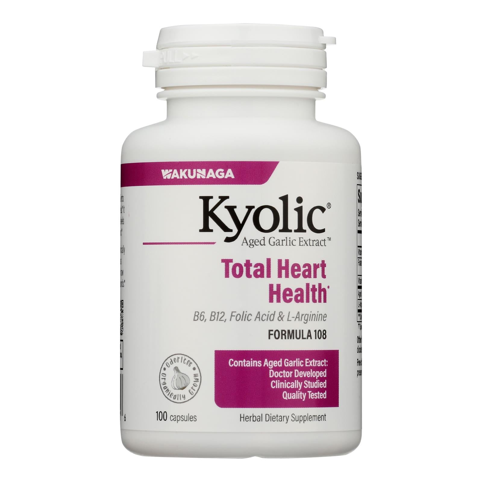 Kyolic - Aged Garlic Extract Total Heart Health Formula 108 - 100 Capsules