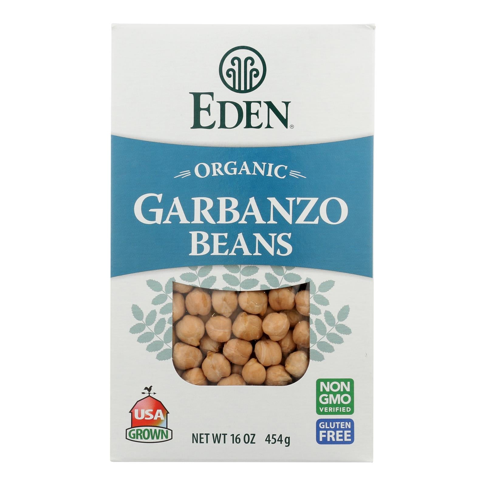 Eden Foods - Beansgarbanzo Dry - Case Of 12-16 Oz
