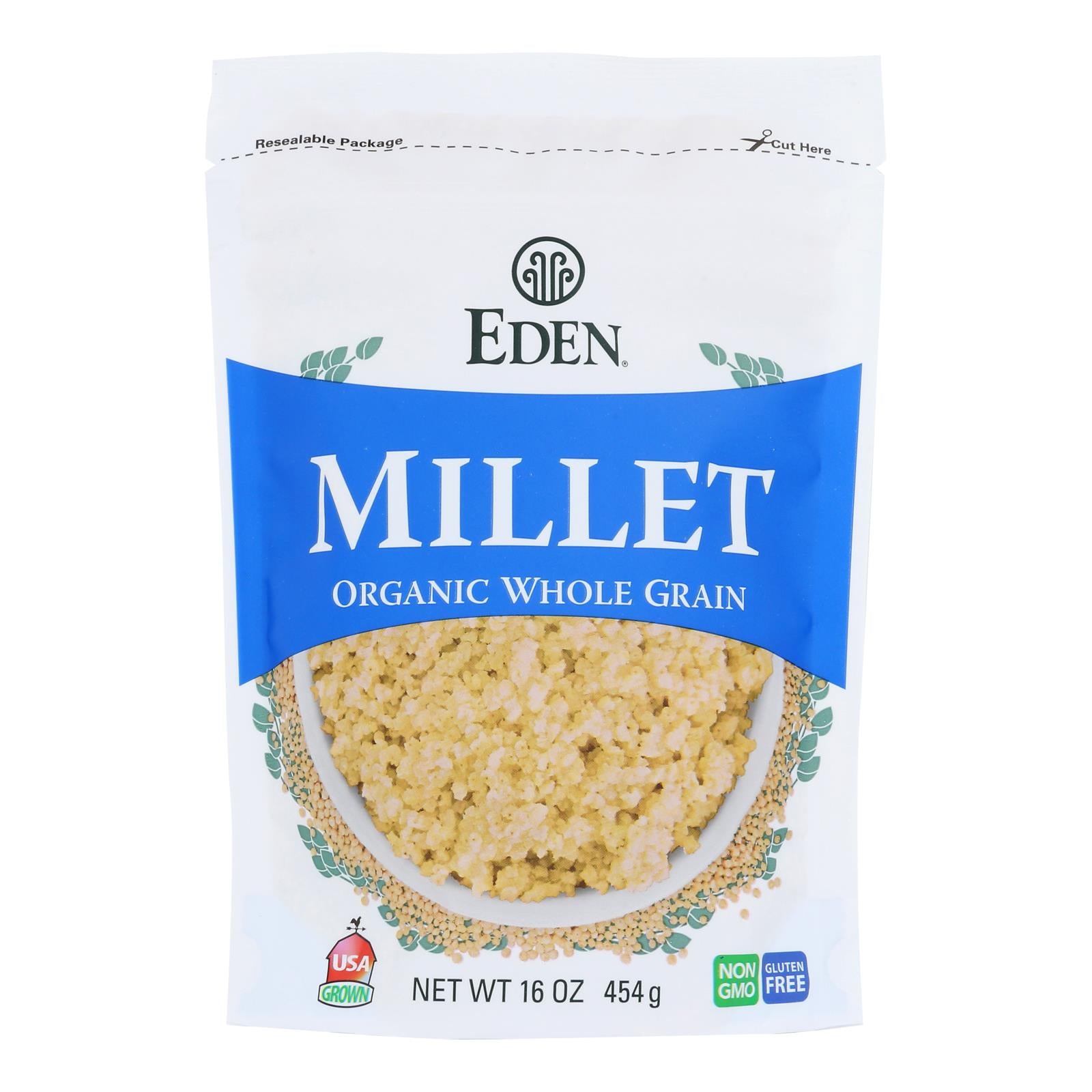 Eden Foods - Millet - Case Of 12 - 16 Oz