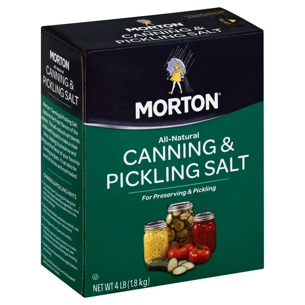 Mortons Salt Canning And Pickling - Pack of 9 - 4 lb