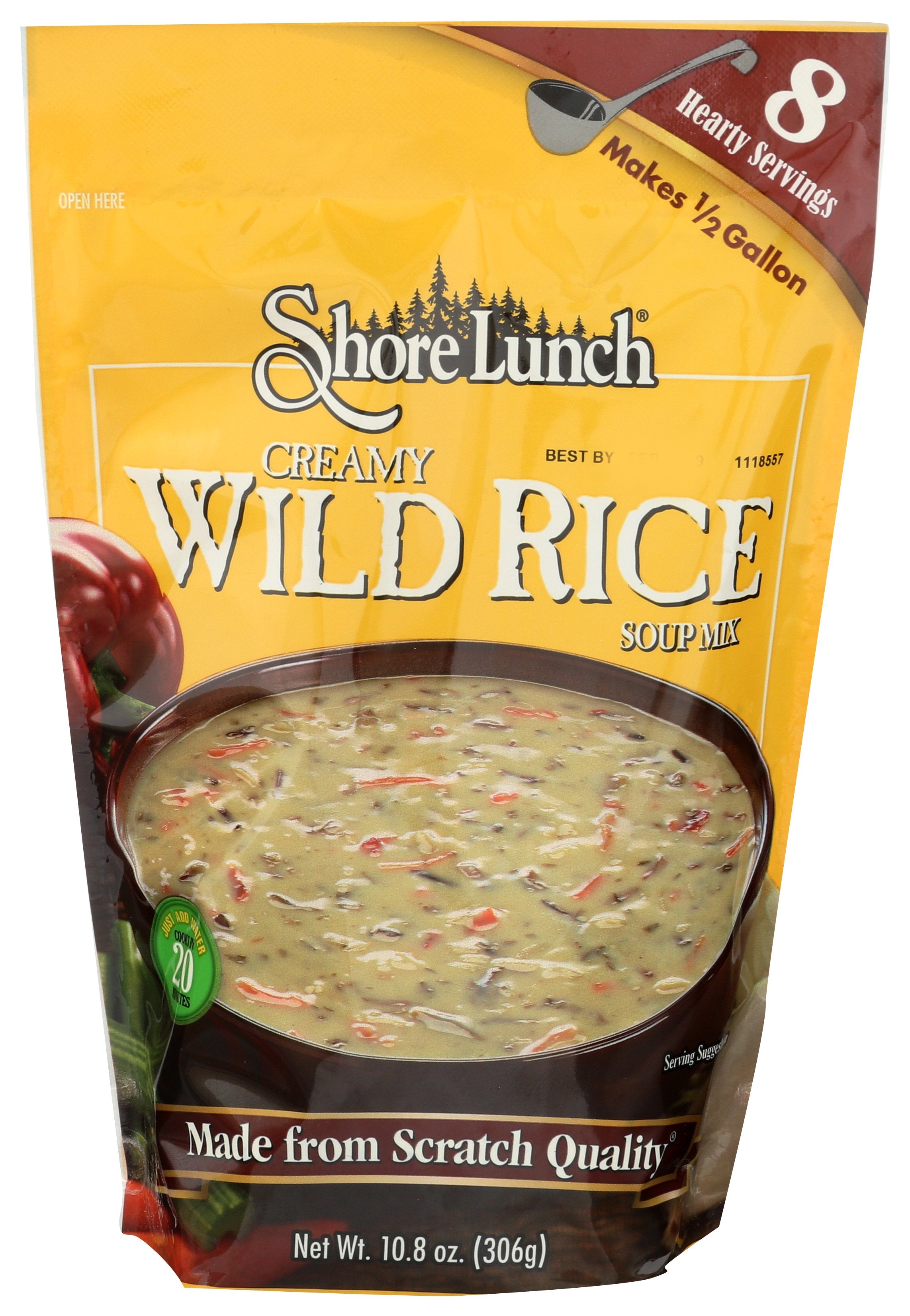 SHORE LUNCH MIX SOUP CRMY WLD RICE - Case of 6