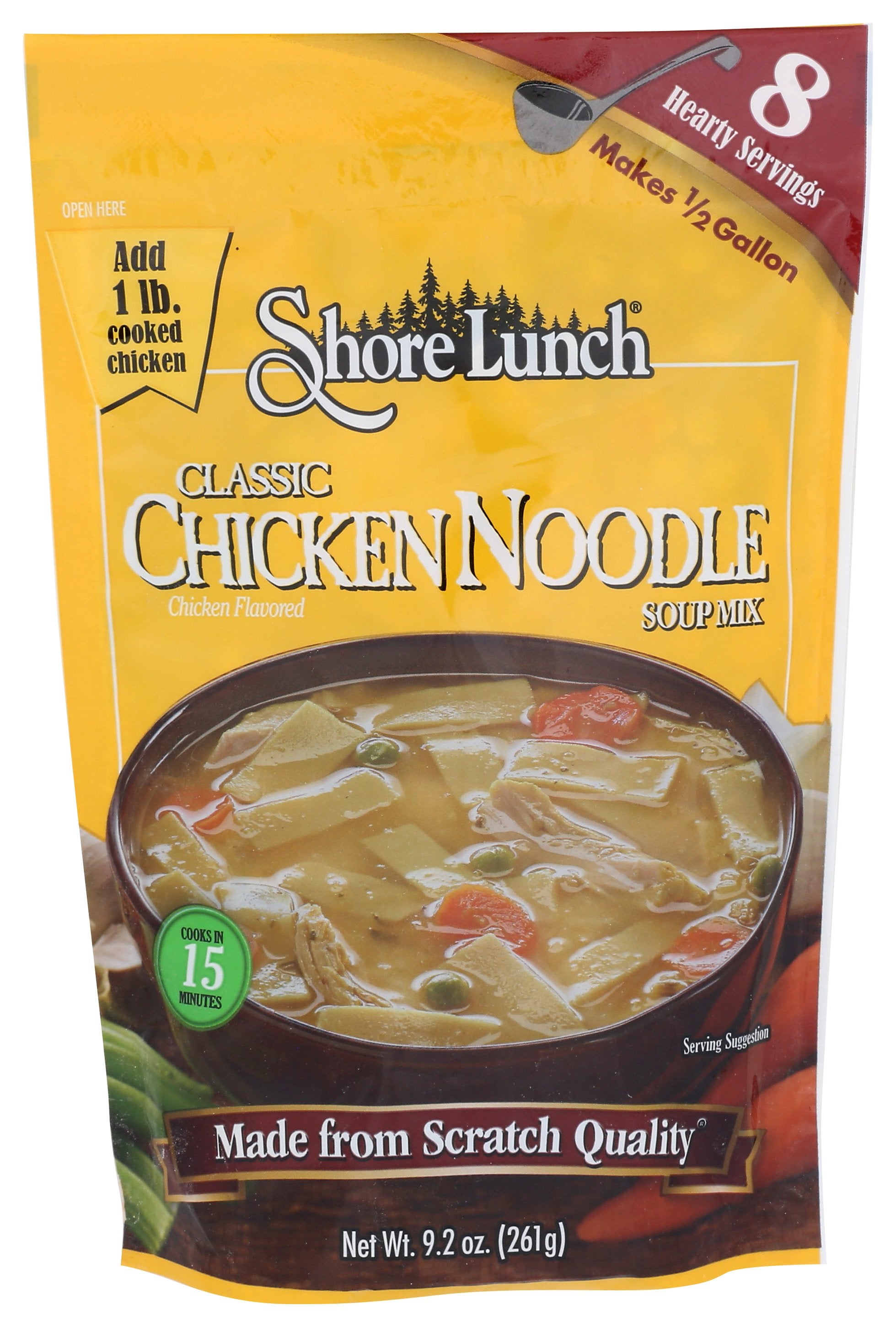 SHORE LUNCH MIX SOUP CHCKN NDL CLSSC - Case of 6