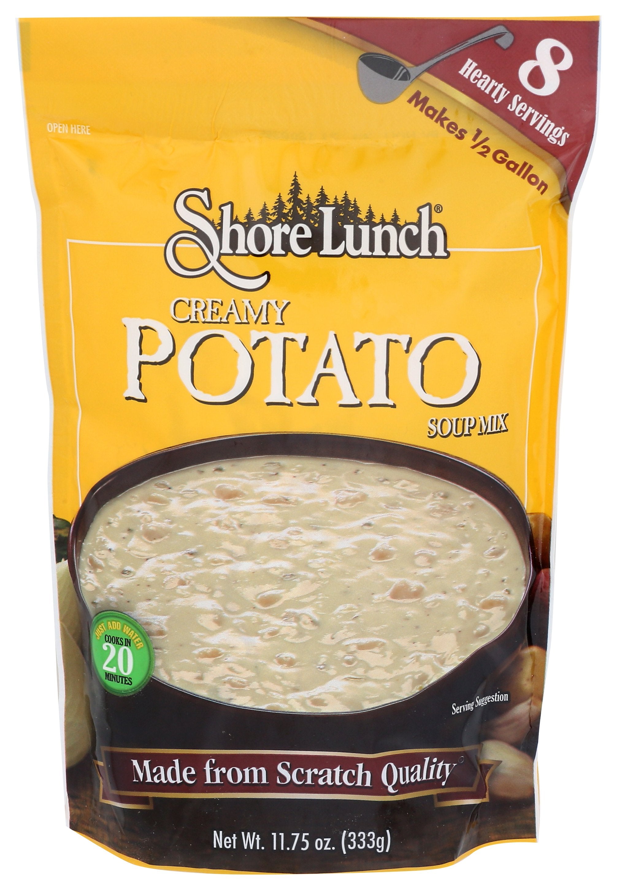 SHORE LUNCH MIX SOUP CRMY PTO - Case of 6