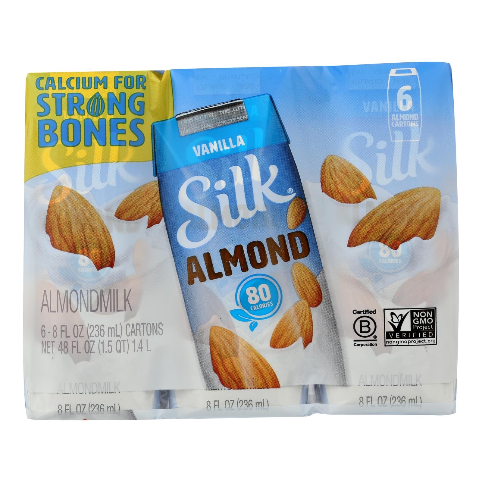 Silk Pure Almond Milk - Vanilla - Case Of 3 - 8 Fl Oz.