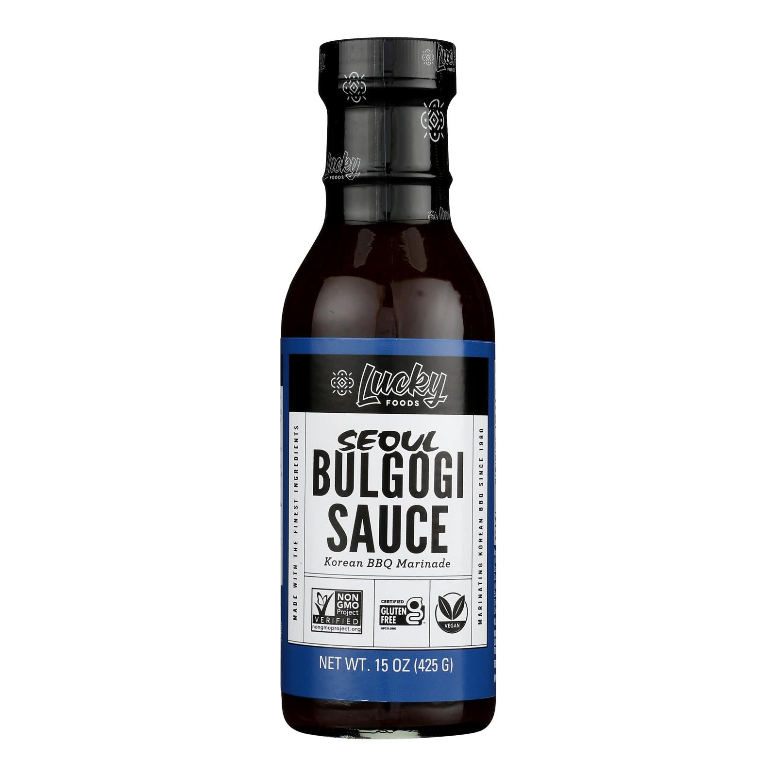 Seoul - Barbecue Sauce Korean Bulgogi Vegan - Case of 6-15 Ounces