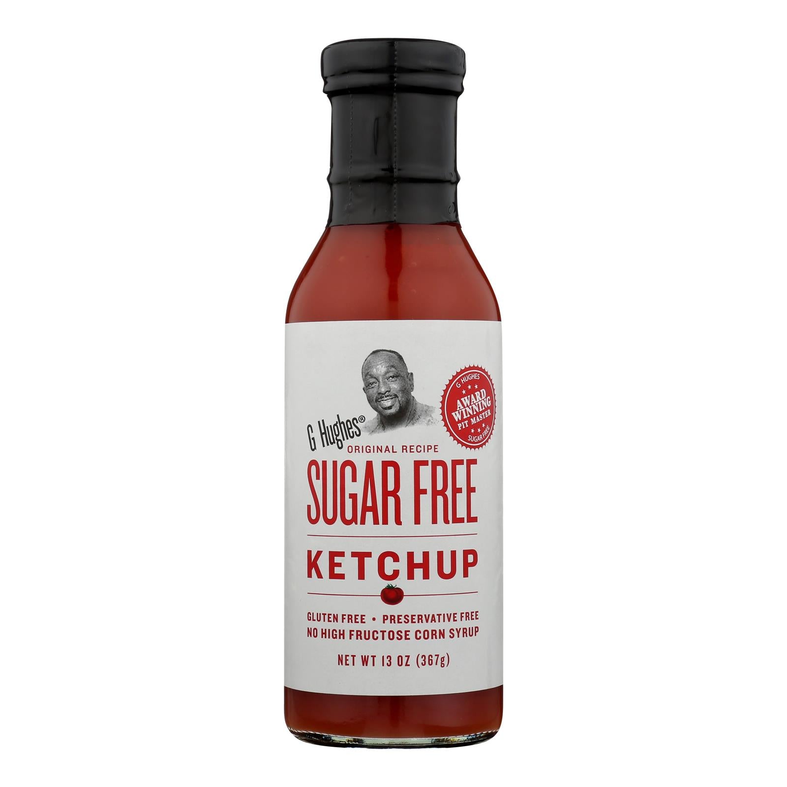 G Hughes Sugar Free Ketchup - Case of 6 - 13 OZ