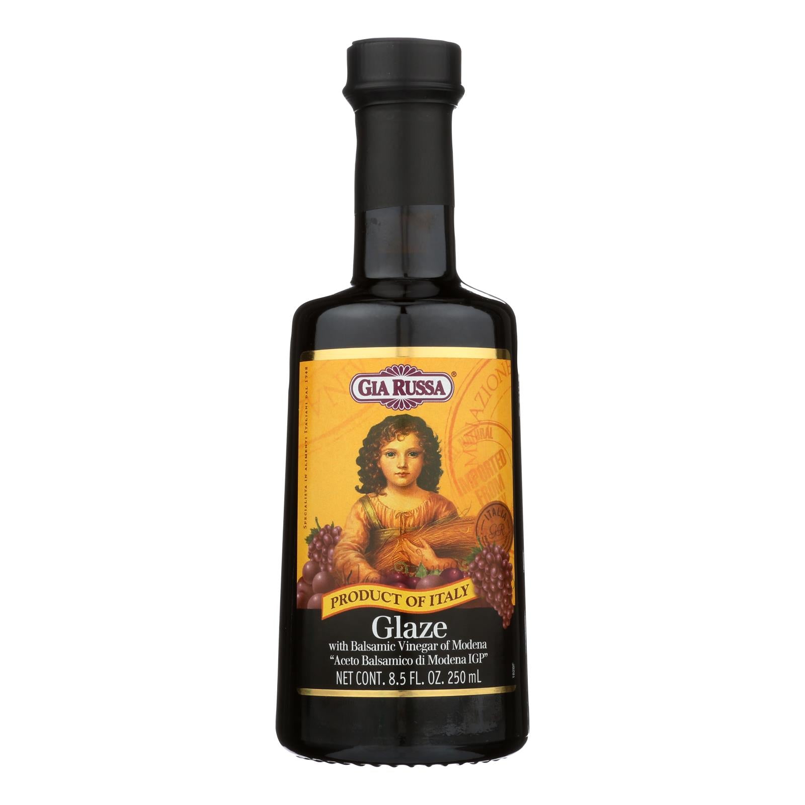 Gia Russa Balsamic Glaze Vinegar  - Case of 6 - 8.5 FZ