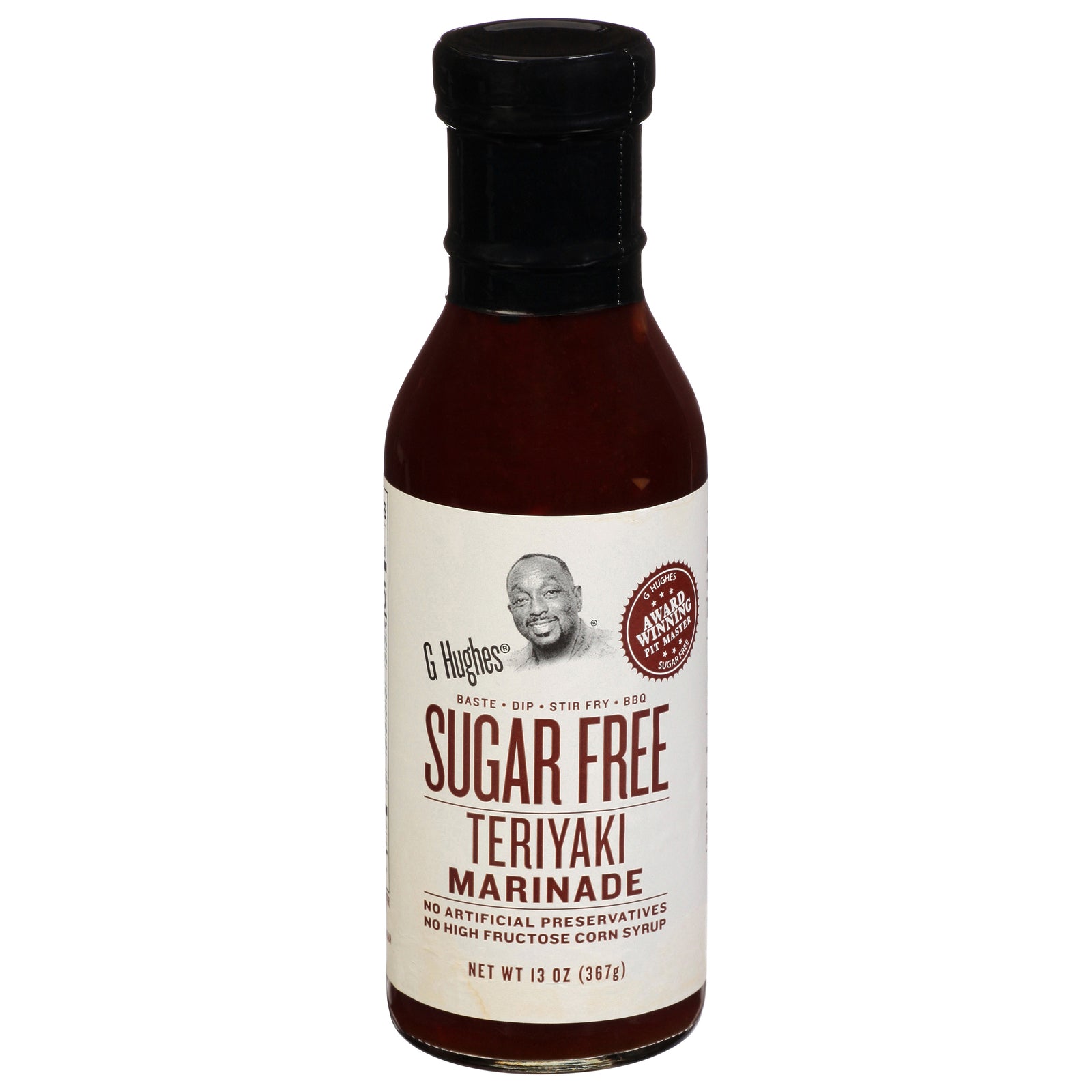 G Hughes - Marinade Teriyaki Original Sugar Free - Case of 6 - 13 OZ