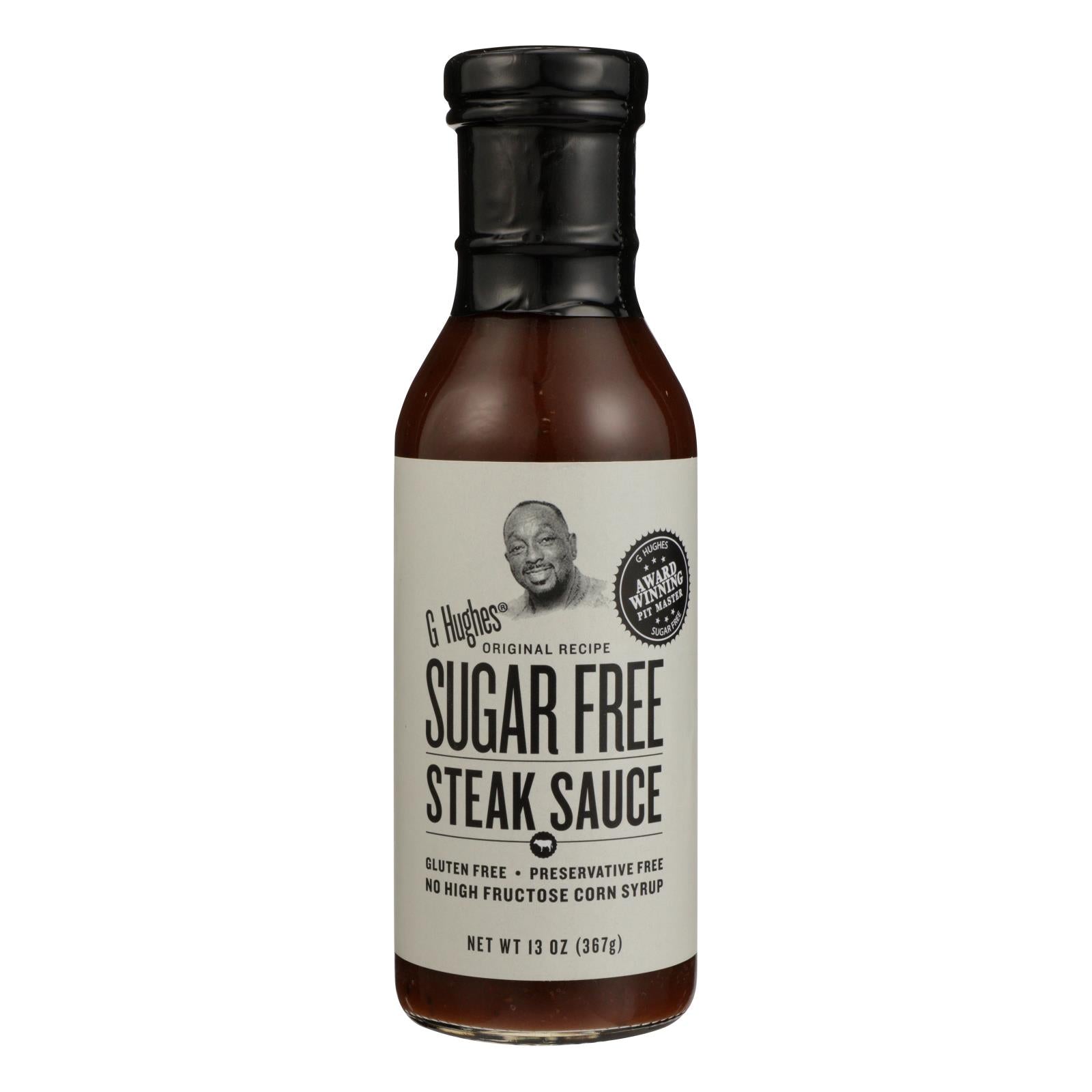 G Hughes - Steak Sauce Sugar Free - Case of 6 - 13 OZ