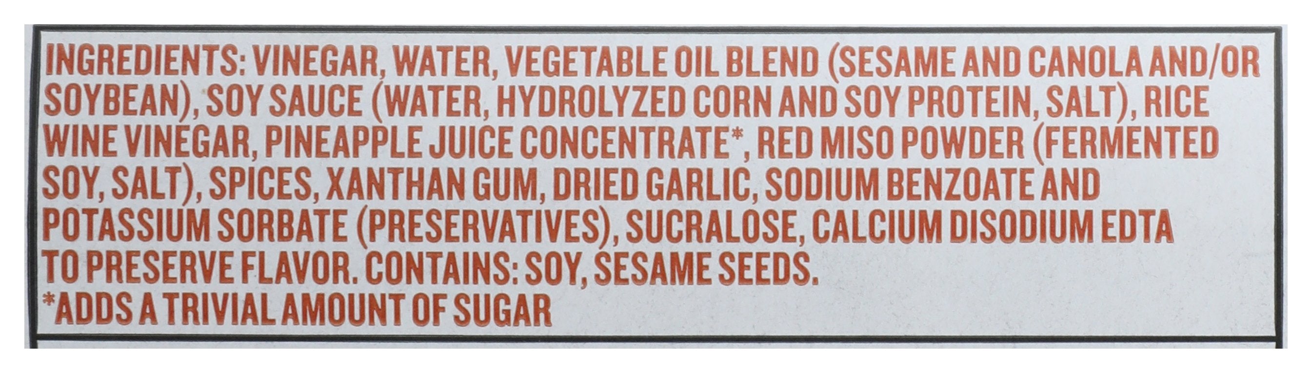 G HUGHES DRESSING ASIAN MISO - Case of 6