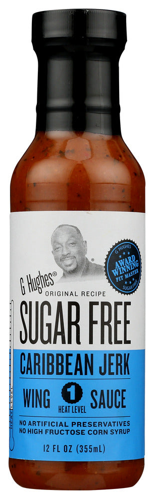 G. Hughes Wing Sauce Caribbean Jerk - Case of 6 - 12 oz