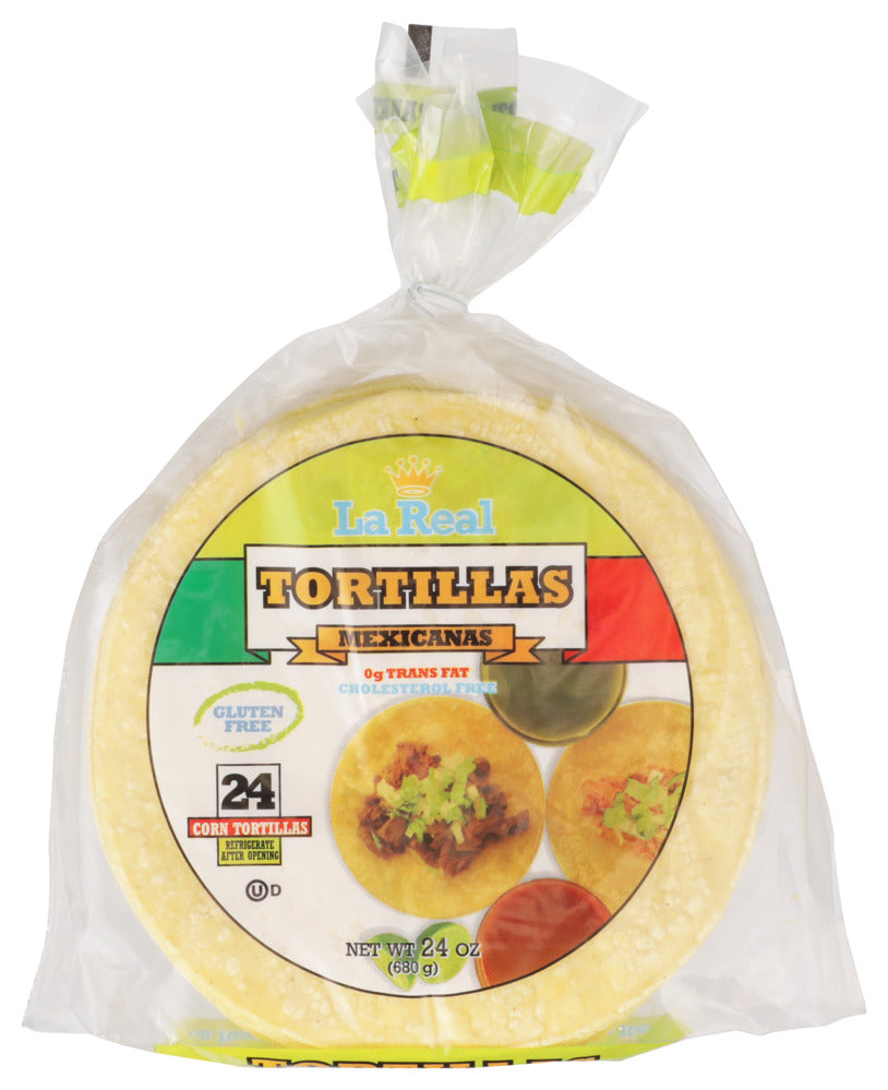 La Real Tortilla Yellow Mexicanas - Pack of 12 - 24 Oz