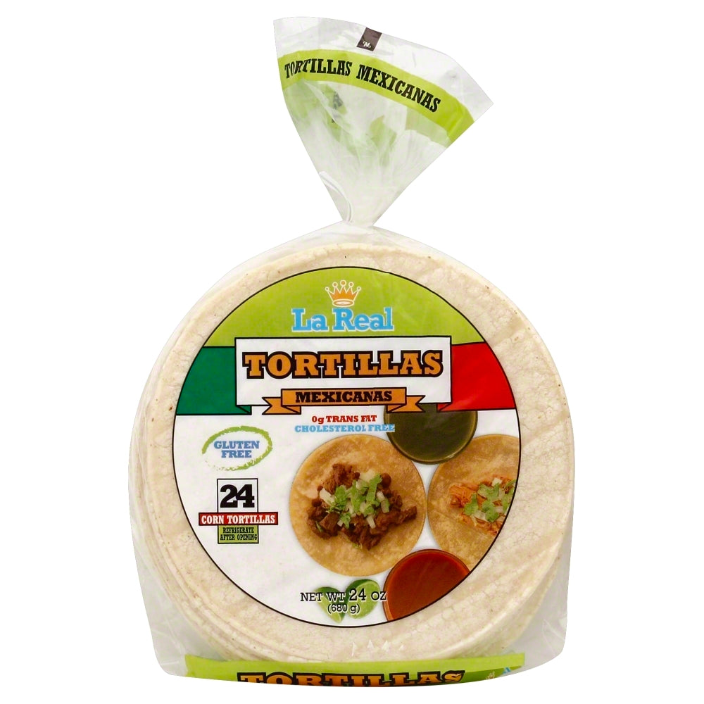 La Real Tortilla Corn Mexican -  24 Oz (Pack of 12)