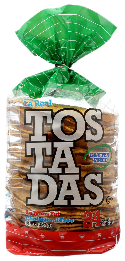 La Real Corn Tostadas Original  - 14 oz (Case of 12)