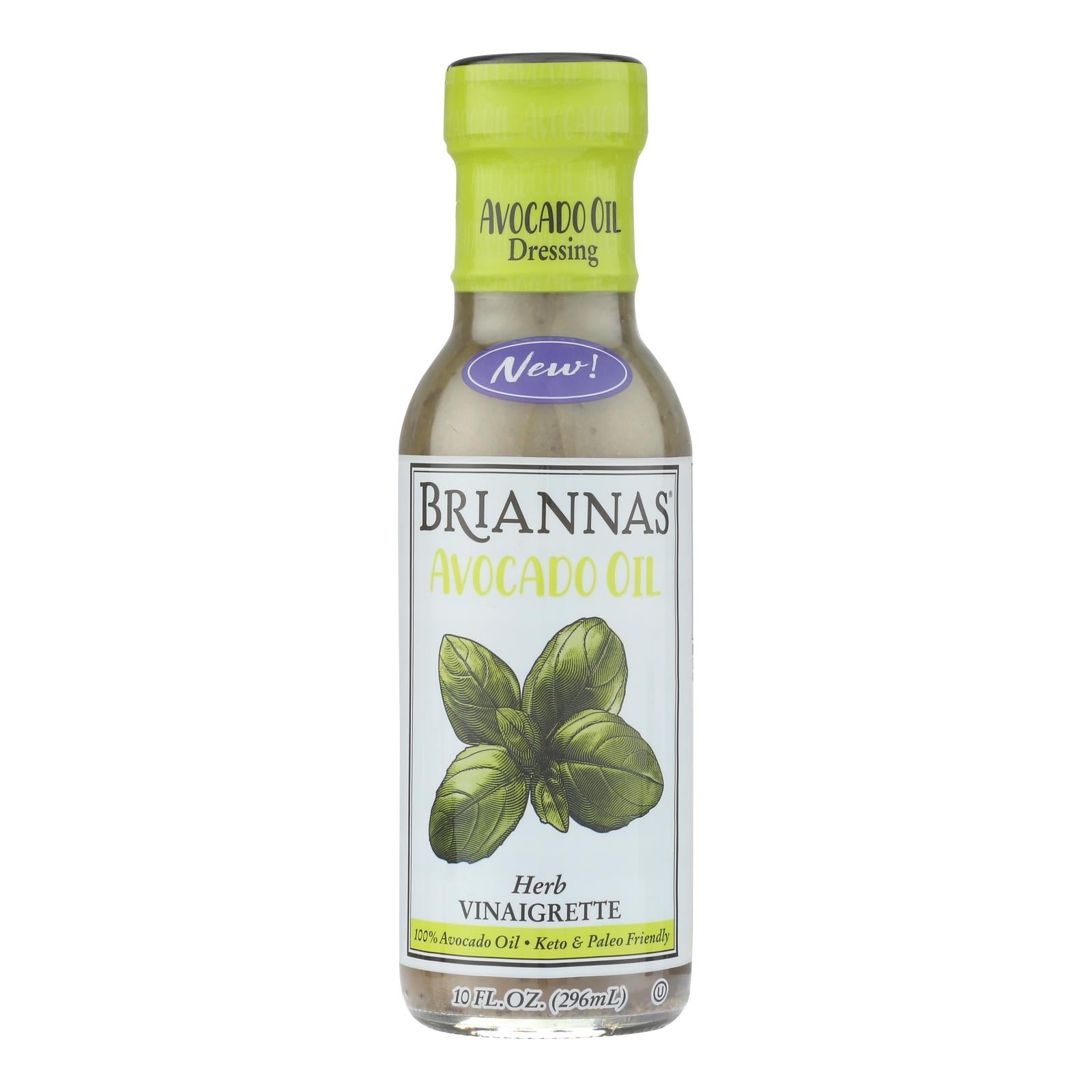 Brianna's - Dressing Herb Vin Avo Oil - Case of 6-10 FZ