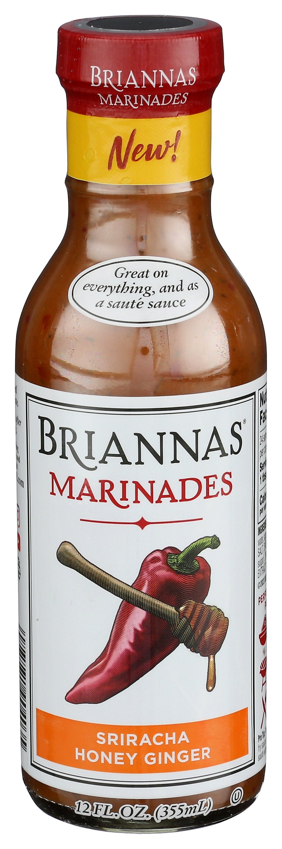 BRIANNAS MARINADE SRACHA HNY GNGR - Case of 6