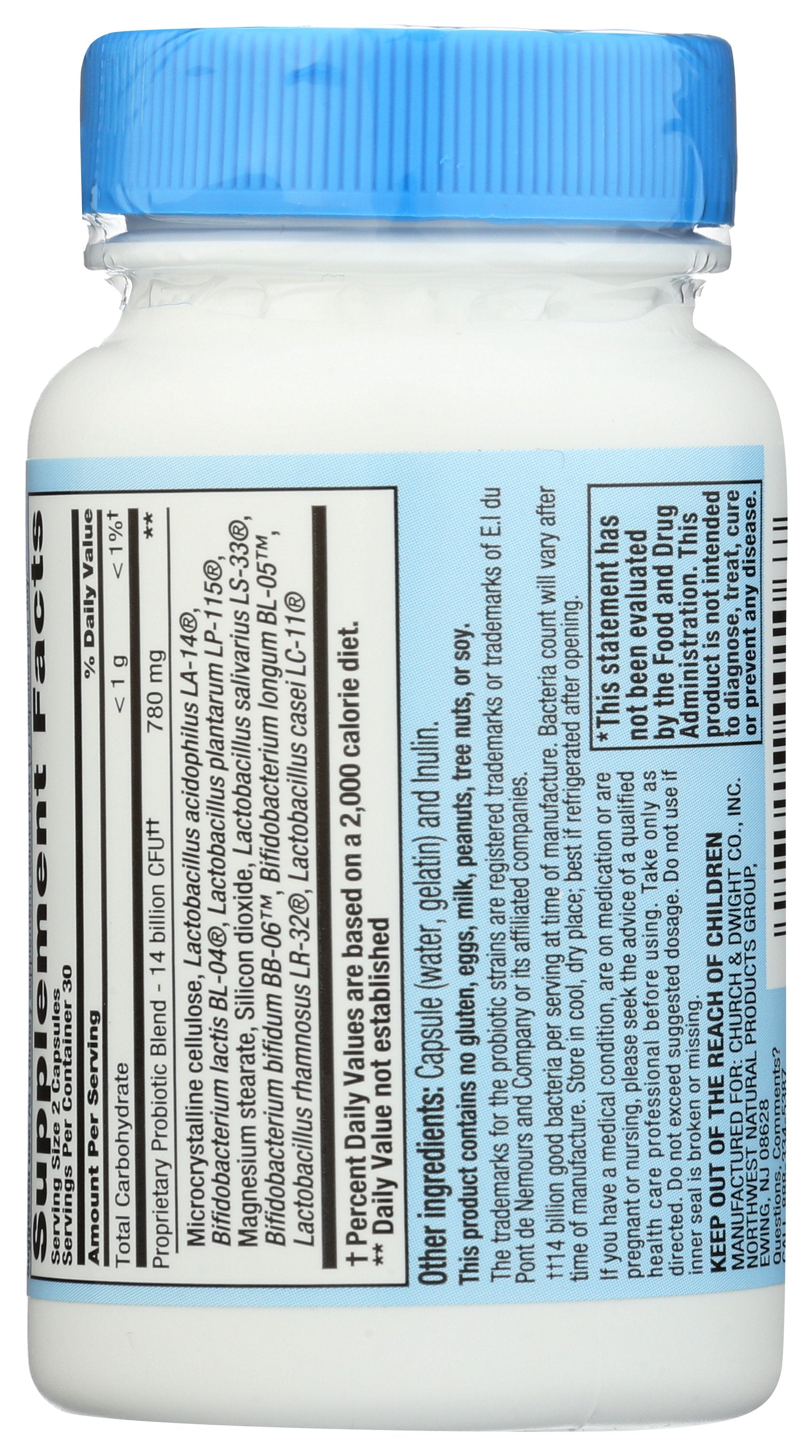 NUTRITION NOW PB8 ACIDOPHILUS [PROBIOTIC - 60 CP]