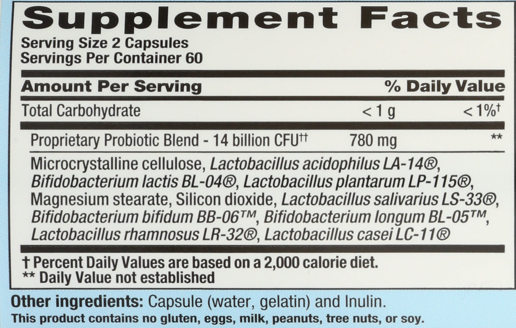 NUTRITION NOW PB8 ACIDOPHILUS [PROBIOTIC - 120 CP]