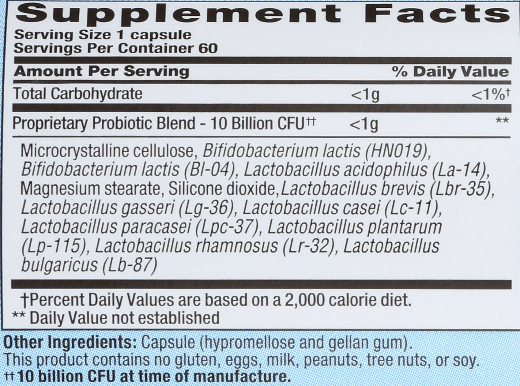 NUTRITION NOW PB8 IMMUNE SYSTM SUPPORT