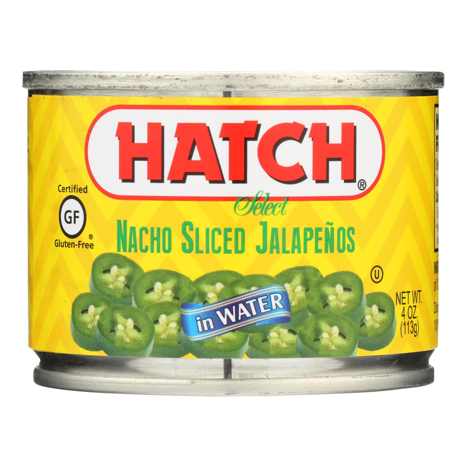 Hatch Chili Hatch Nacho Sliced - Jalapenos - Case of 12 - 4 oz.