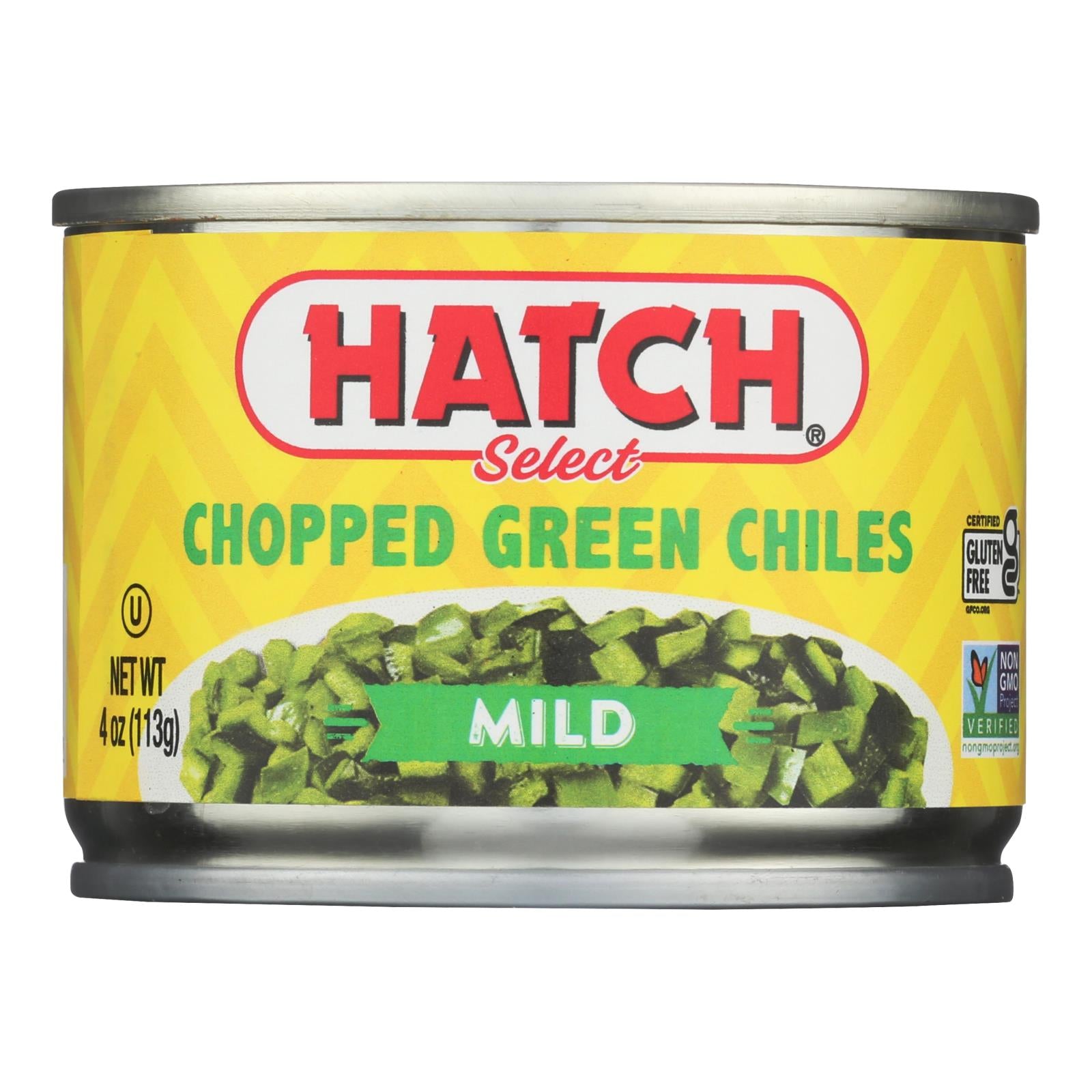 Hatch Chili Roasted Hatch Green Chile - Green Chile - Case Of 24 - 4 Oz.