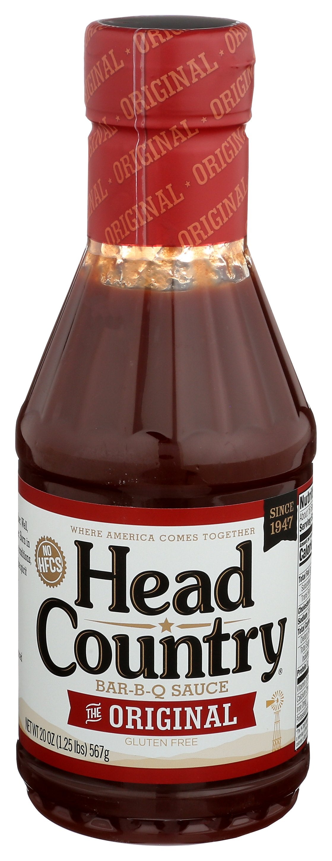 HEAD COUNTRY SAUCE BBQ ORIGINAL - Case of 6