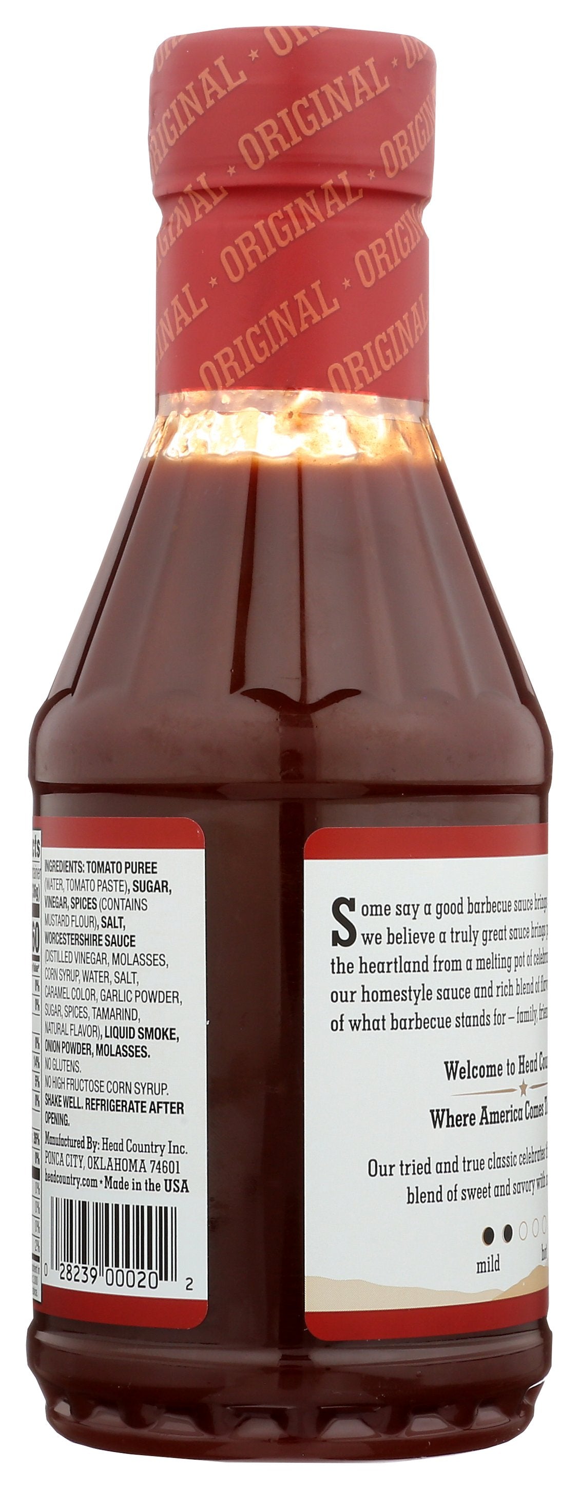 HEAD COUNTRY SAUCE BBQ ORIGINAL - Case of 6