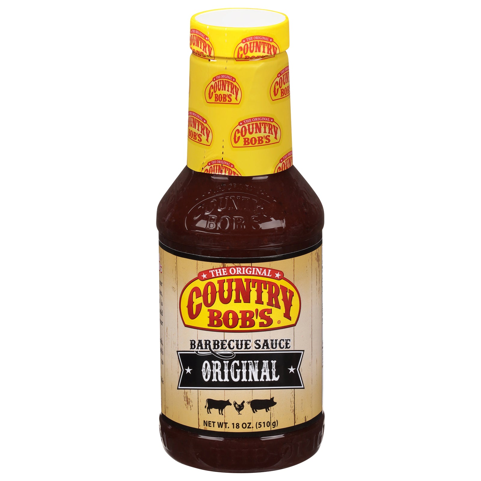 Country Bob's - Barbecue Sauce Original - Case of 6 - 18 Ounces