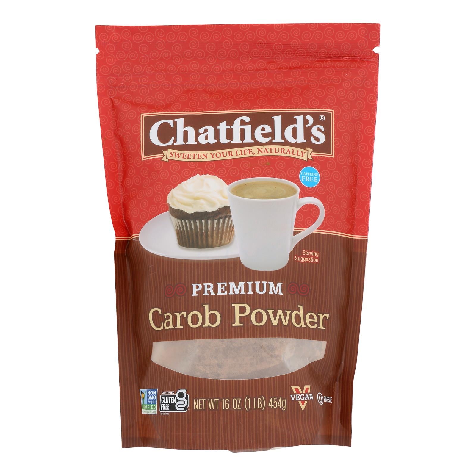 Chatfield's - Carob Powder Pouch - Case of 6 - 16 ounces