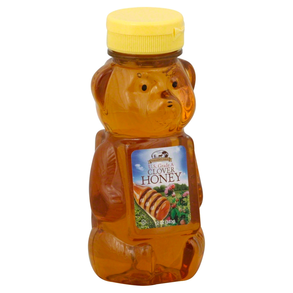 Harmony Farms Honey Bear Clover - Case of 6 - 16 oz