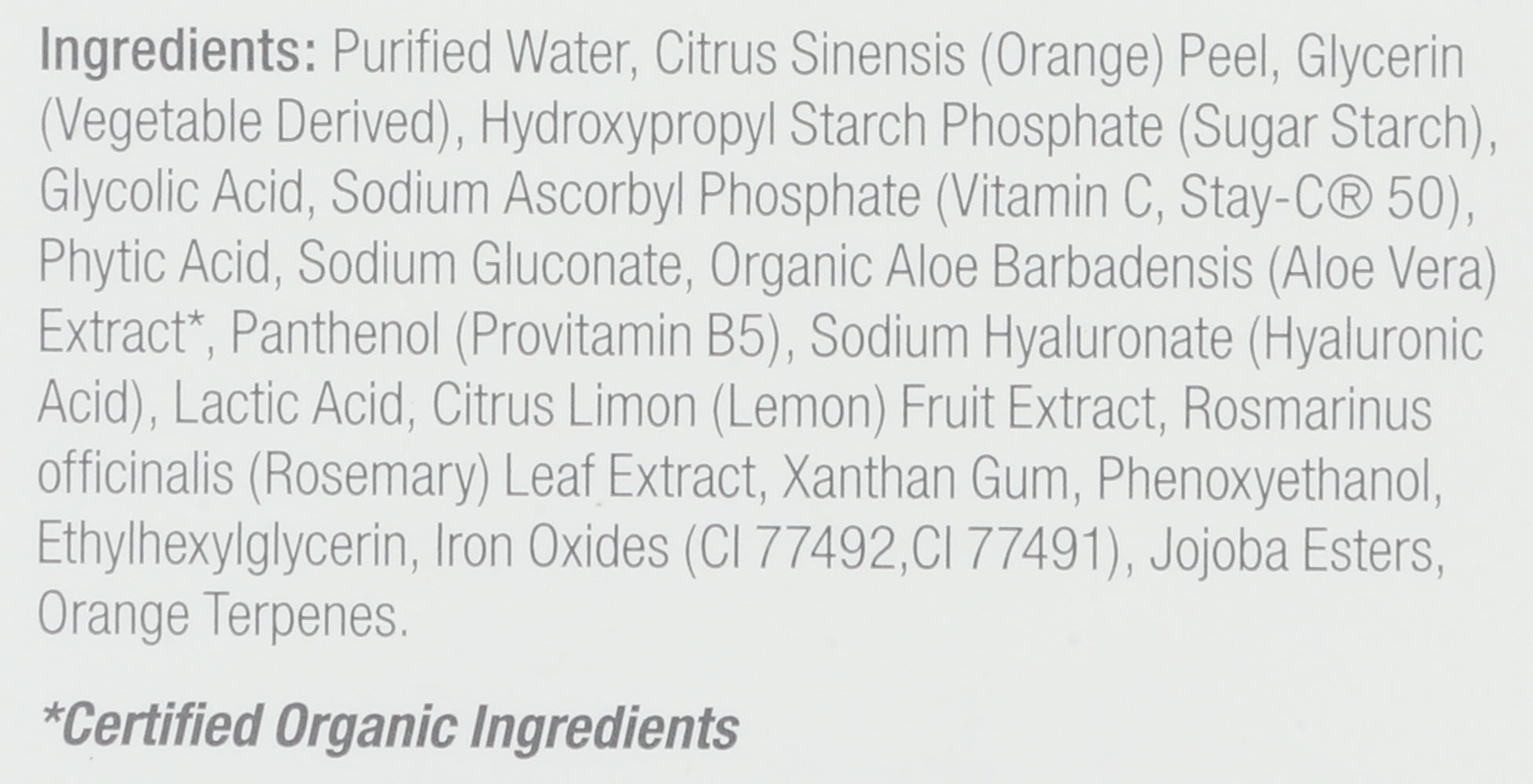 DERMA E PEEL FACIAL VIT C RAD CIT