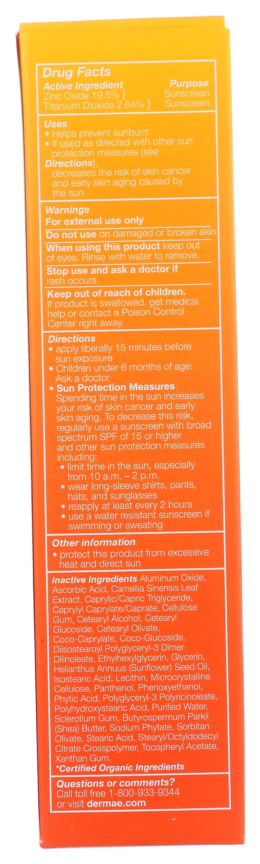DERMA E SUNSCREEN BODY SPF30
