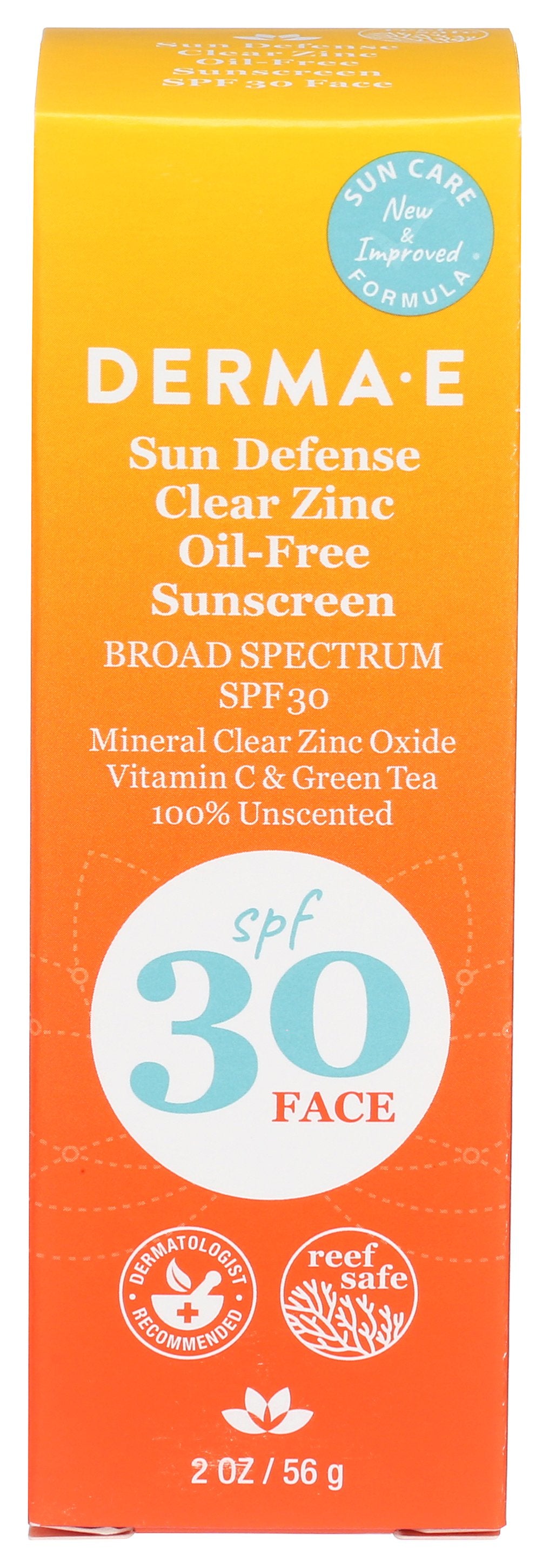 DERMA E SUNSCREEN OILFR FACE SPF30