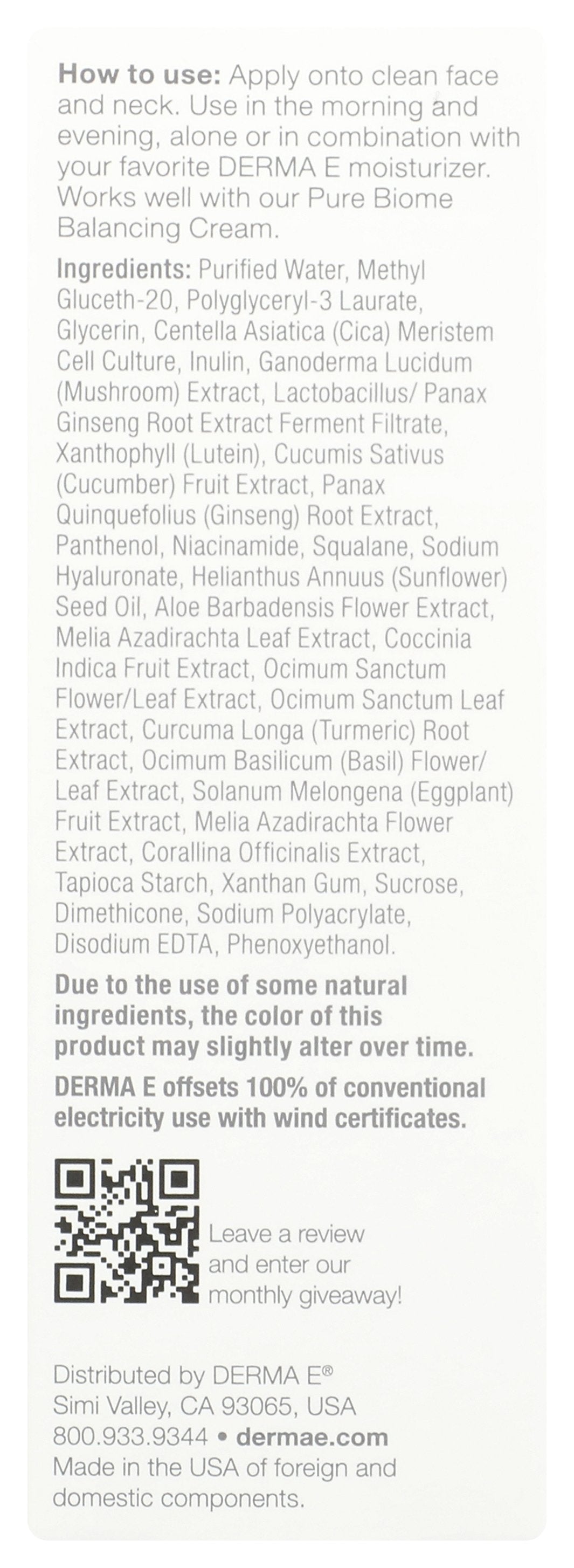 DERMA E SERUM PURE BIOME BLNCNG