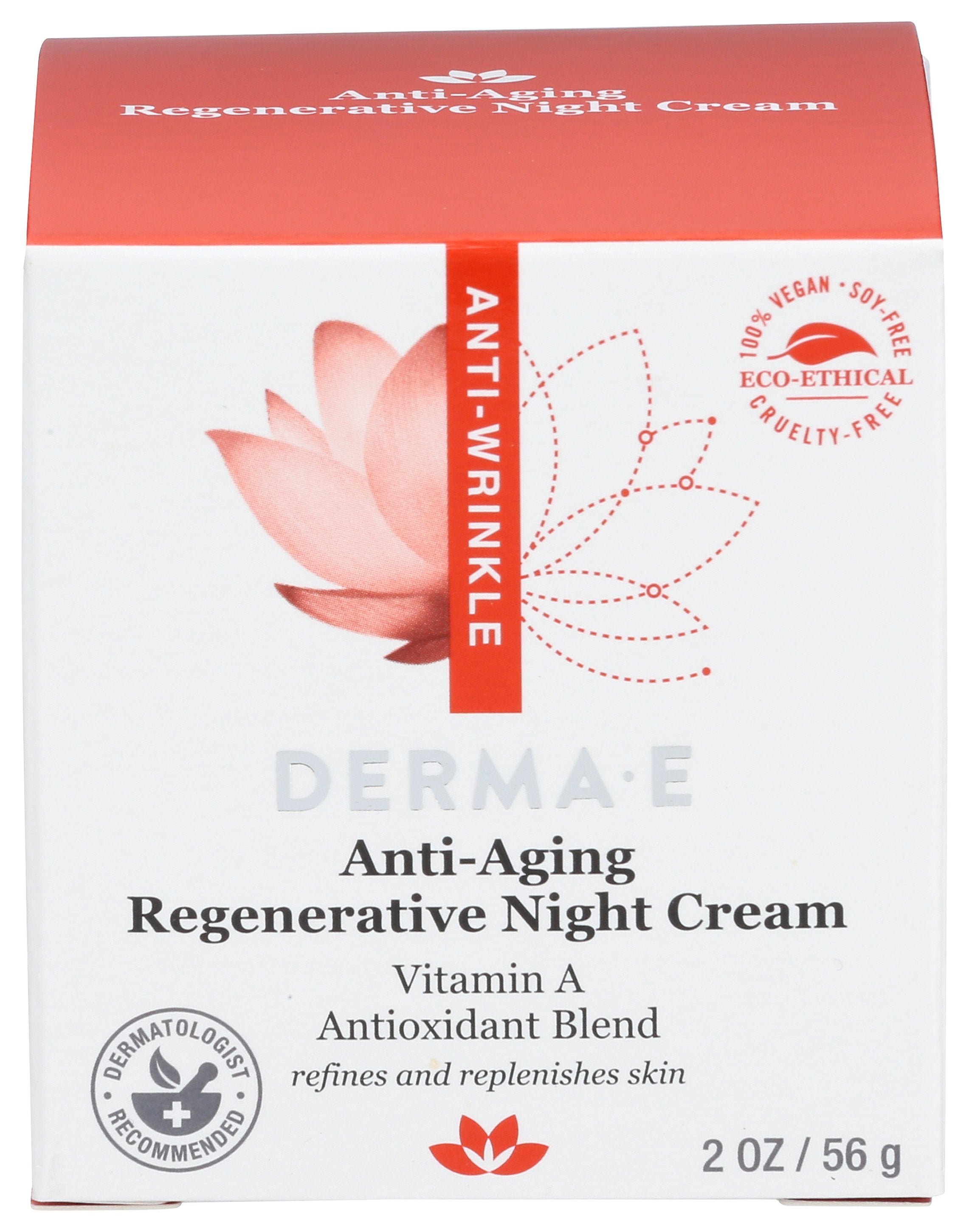 DERMA E CREAM NIGHT REGNRTV ANTIAGING