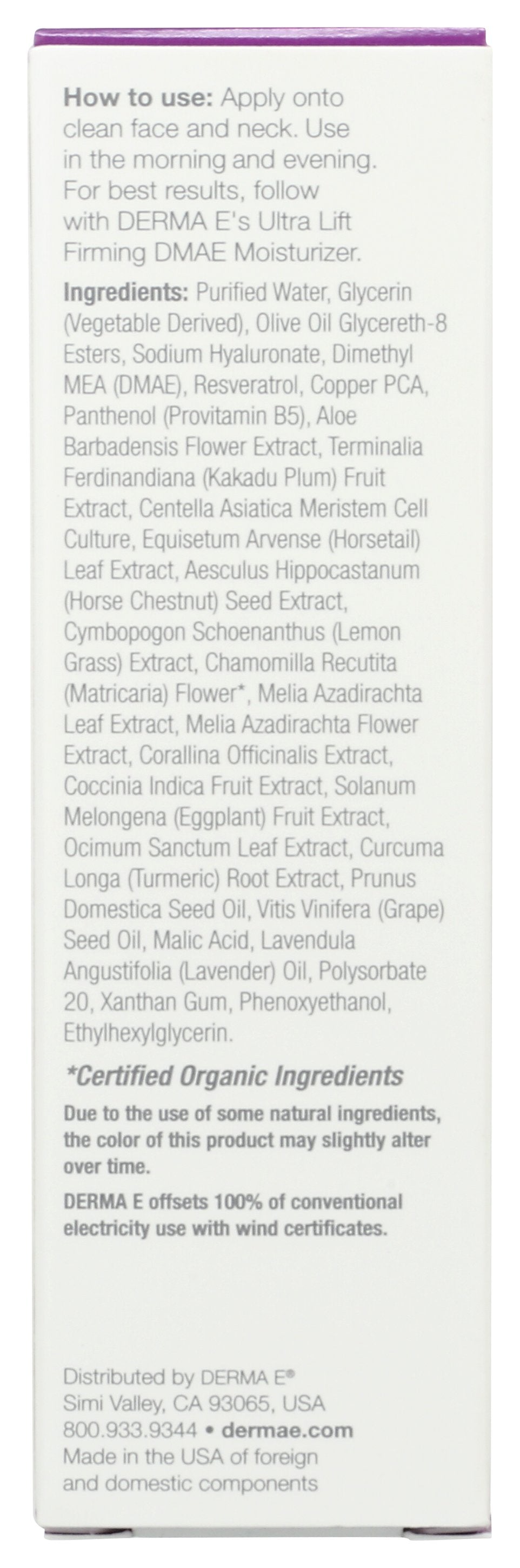DERMA E SERUM ULTRA LIFT CONCENTR