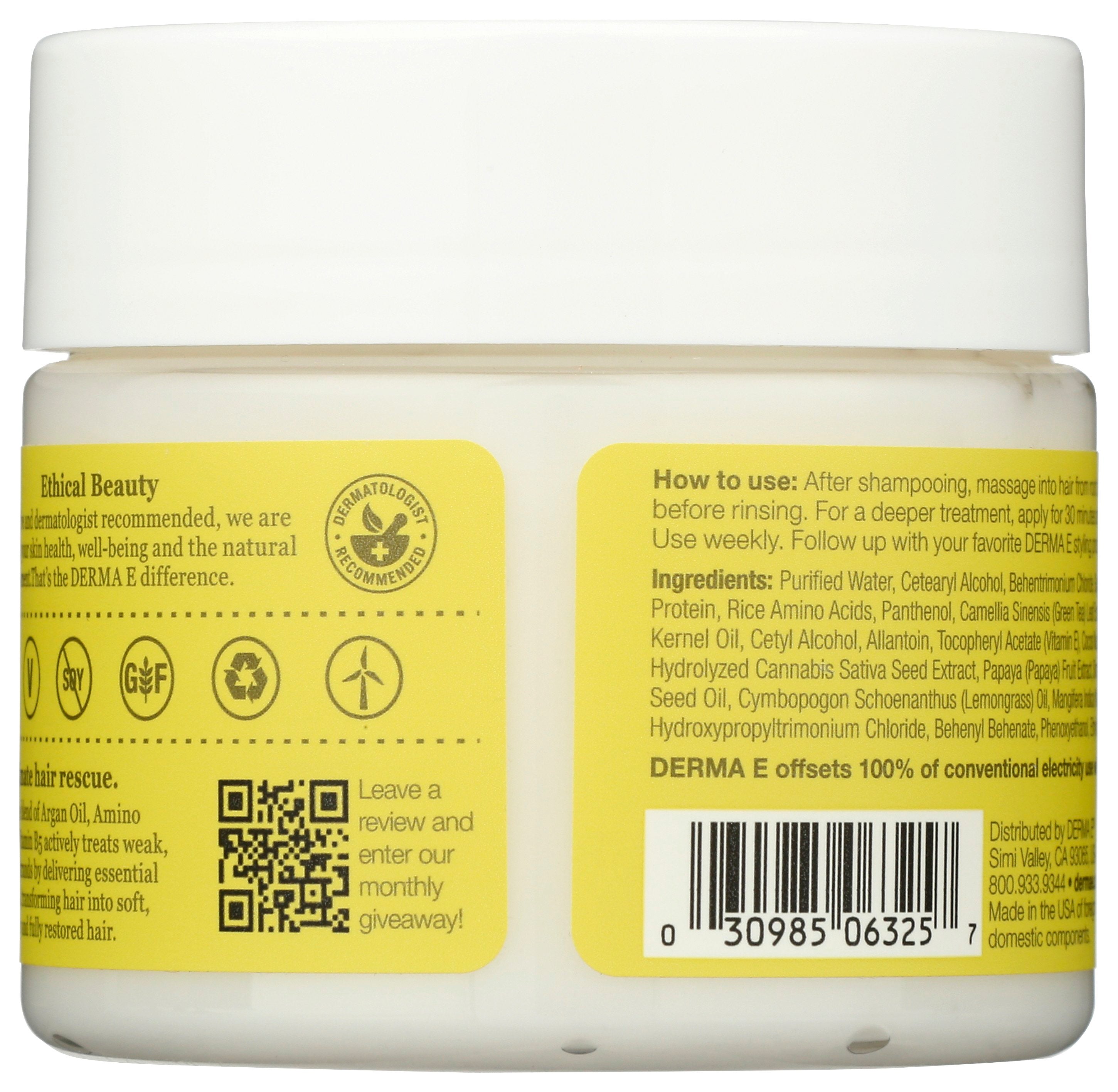 DERMA E MASK HAIR RCVR RPR CNDTNG