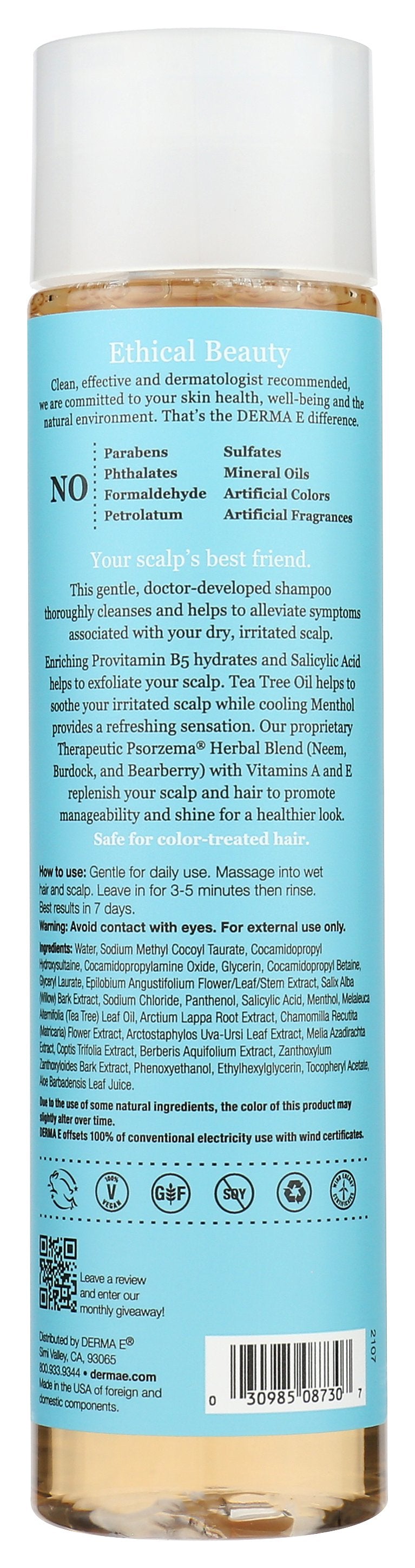 DERMA E SHAMPOO SCALP RELIEF