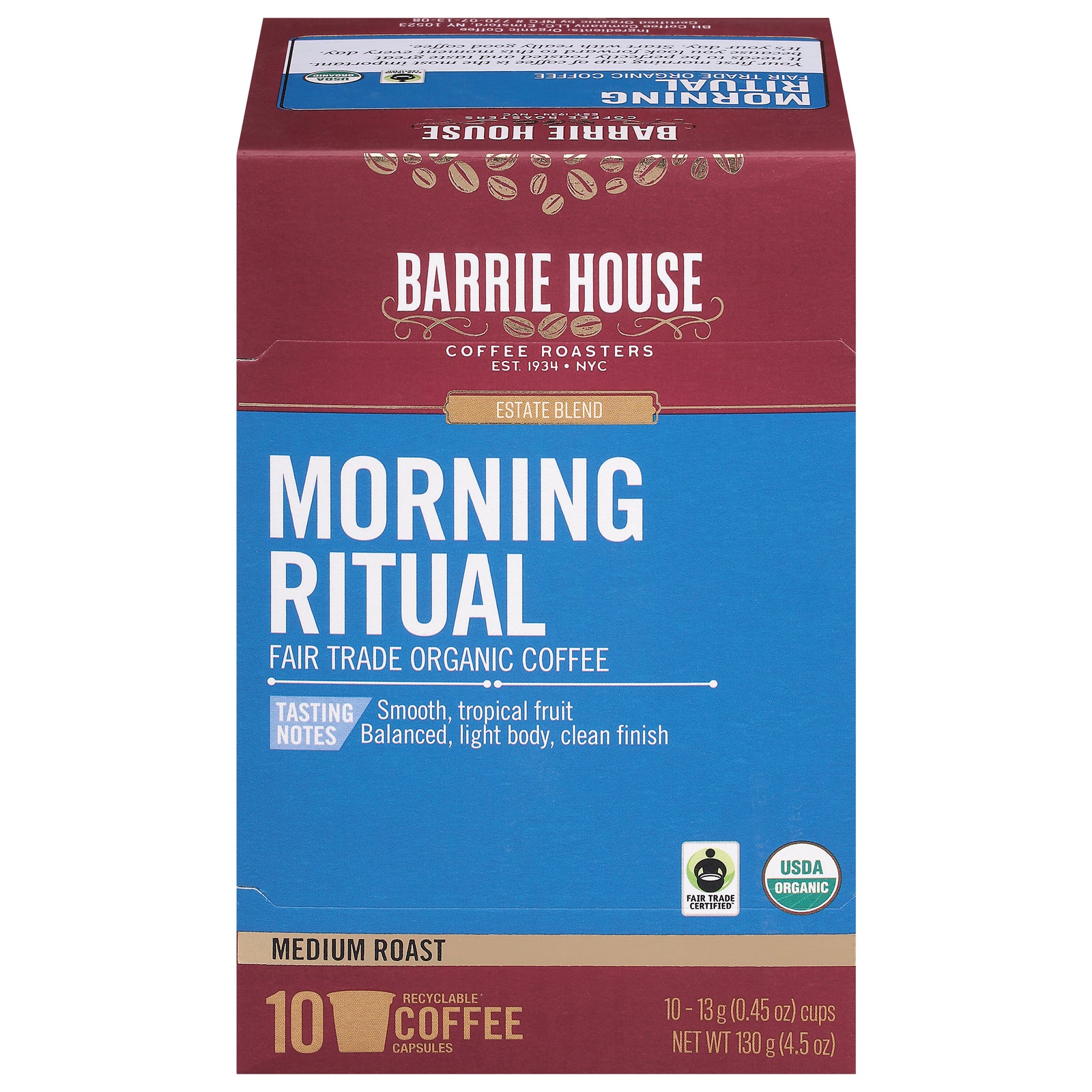 Barrie House - Coffee Mrning/ritl Ssrv - Case of 6-10/4.5 Z