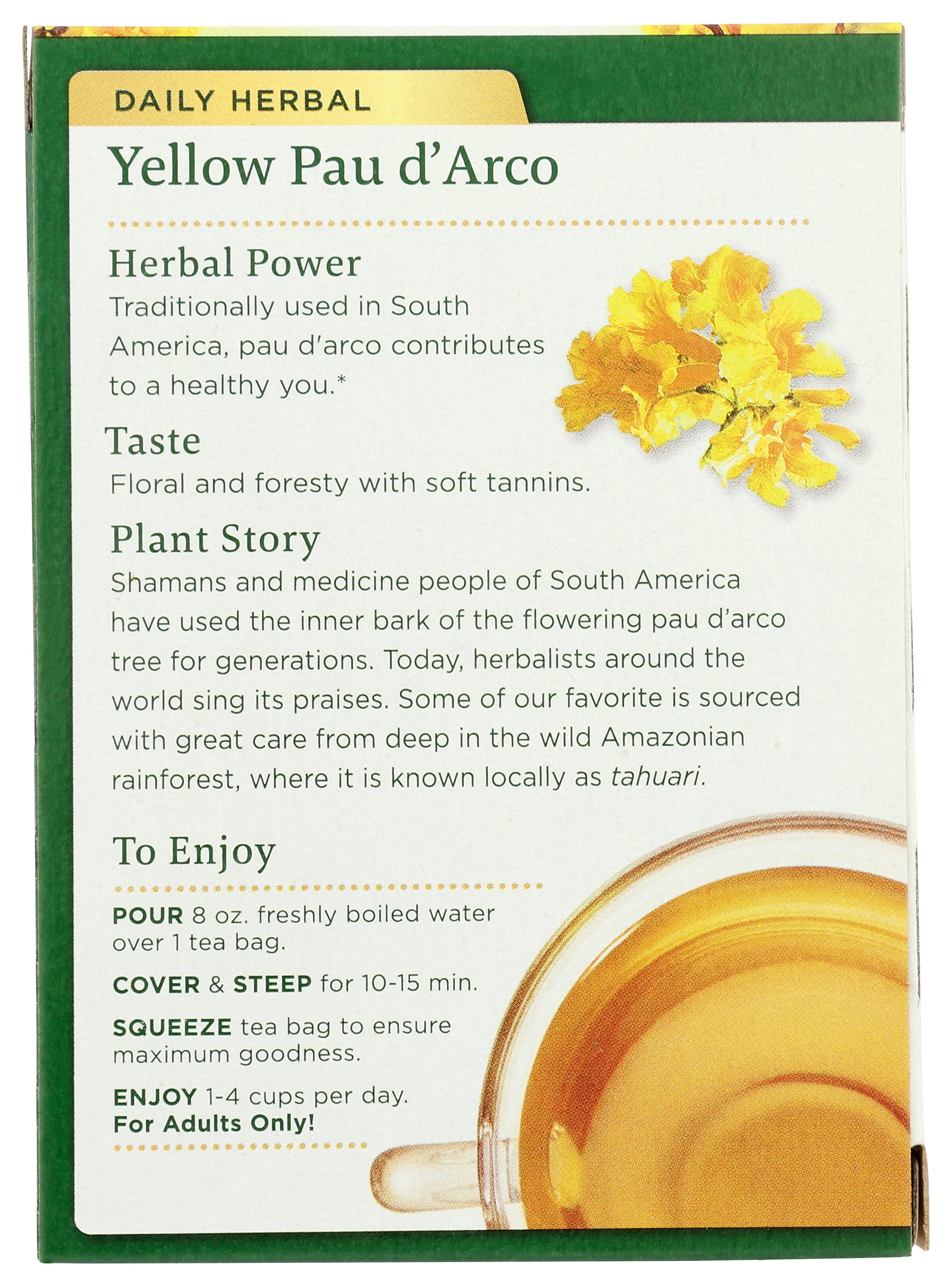 TRADITIONAL MEDICINALS TEA PAU D ARCO