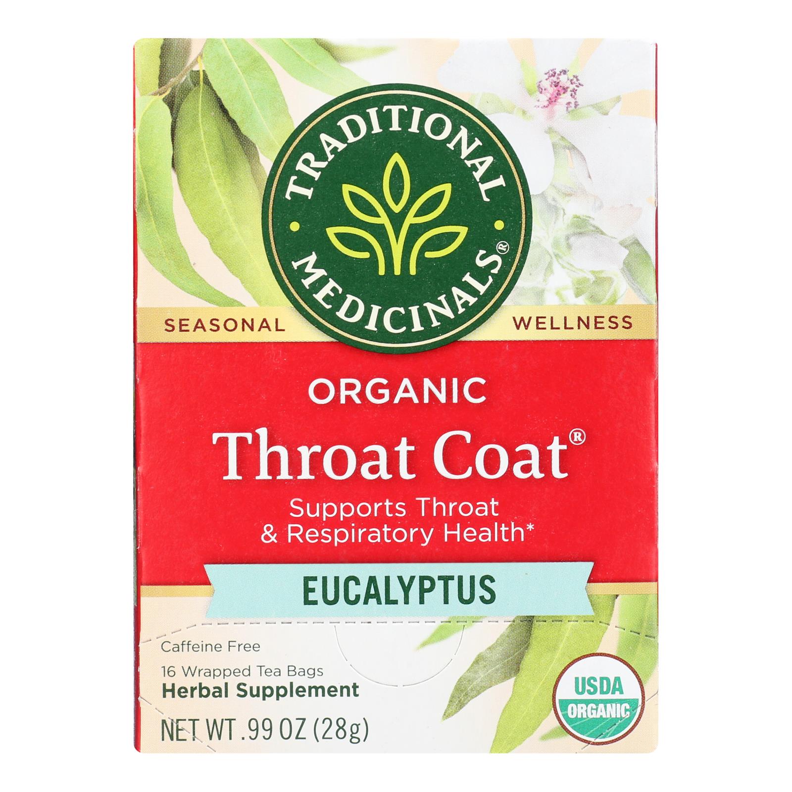 Traditional Medicinals - Herbal Tea Thrt Ct Eclyp - Case Of 6 - 16 Bag