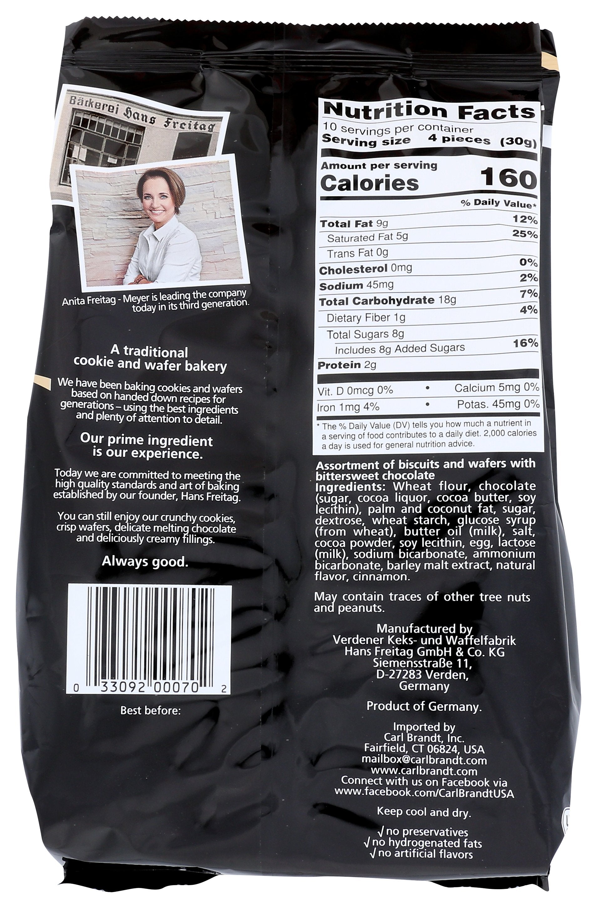 HANS FREITAG COOKIE NOBLESSE NOIR - Case of 10