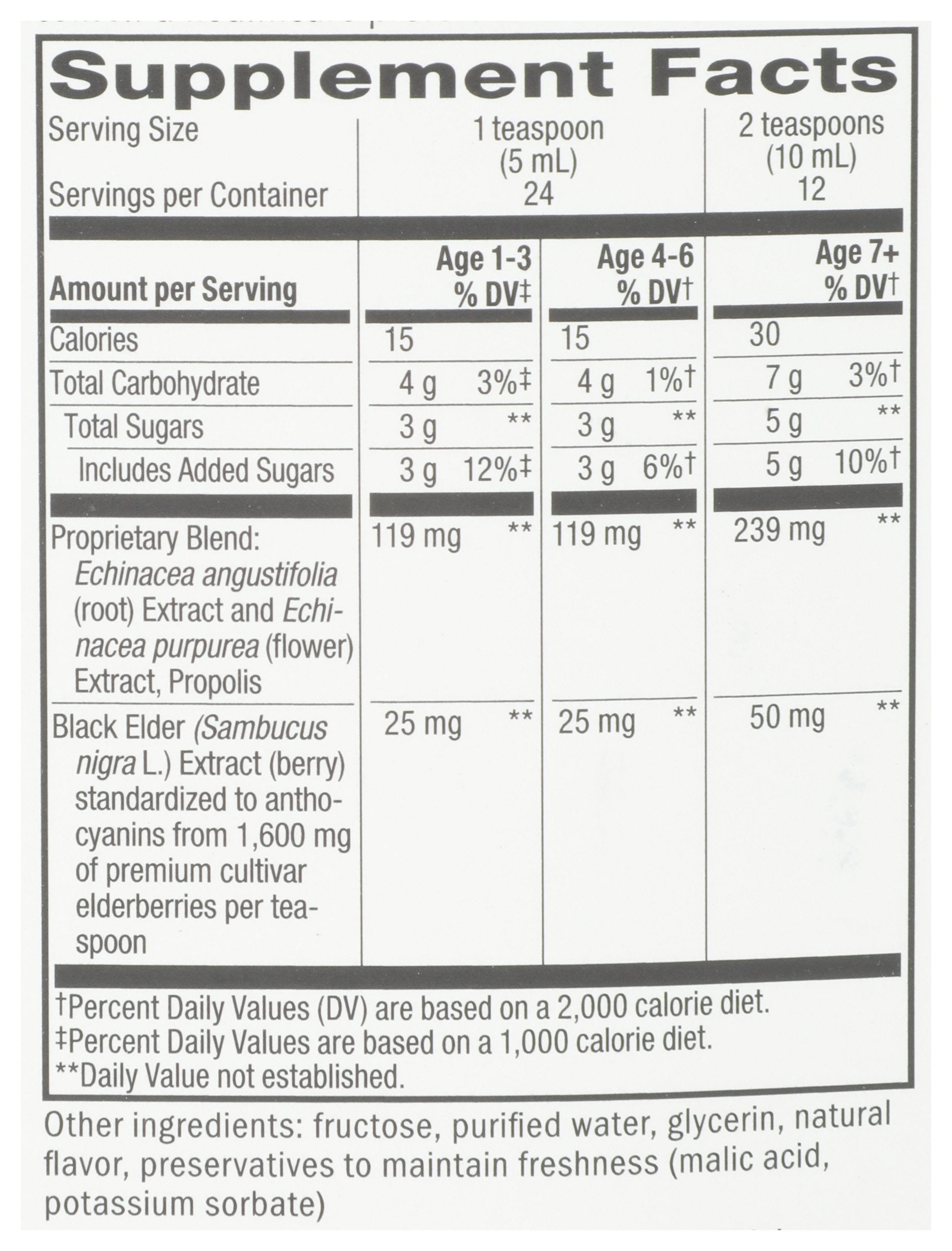NATURES WAY SAMBUCUS FOR KIDS SYRUP 4OZ - Case of 6