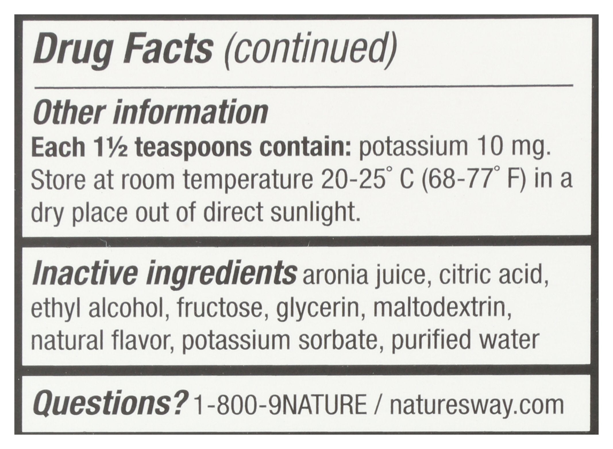 NATURES WAY UMCKA AL FREE CHERRY SYRUP 4OZ - Case of 6