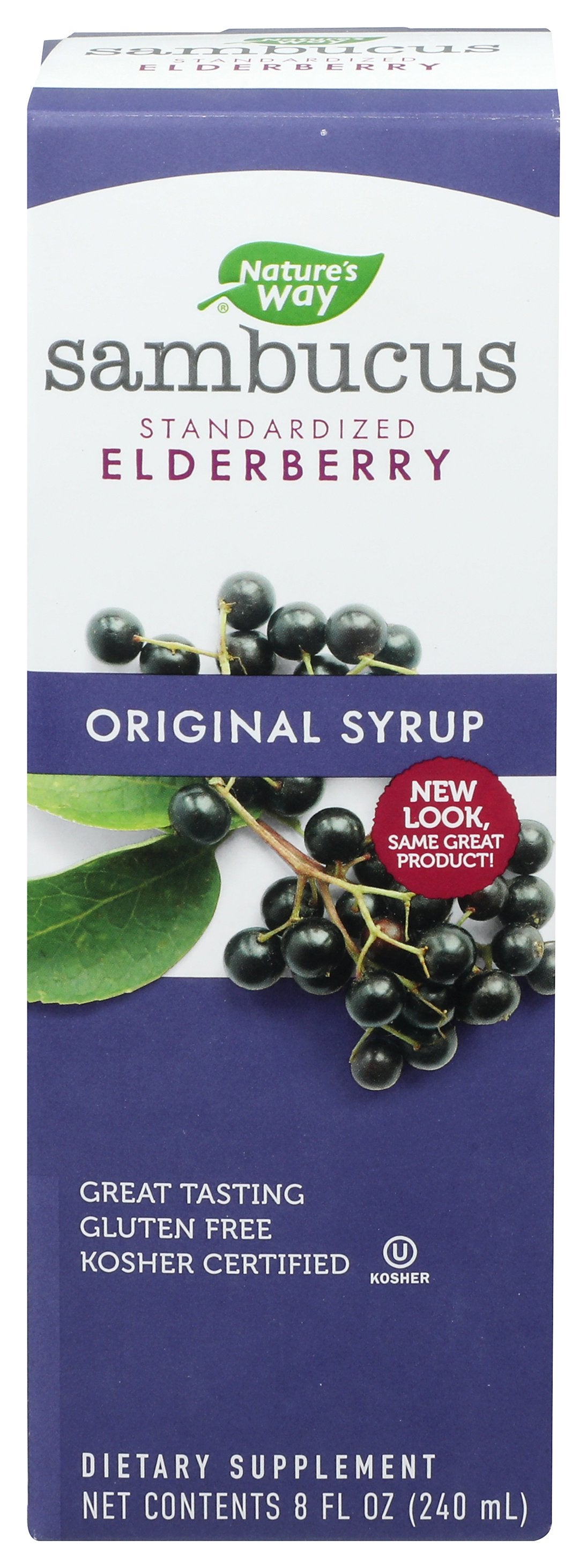 NATURES WAY SAMBUCUS SYRUP 8OZ - Case of 6