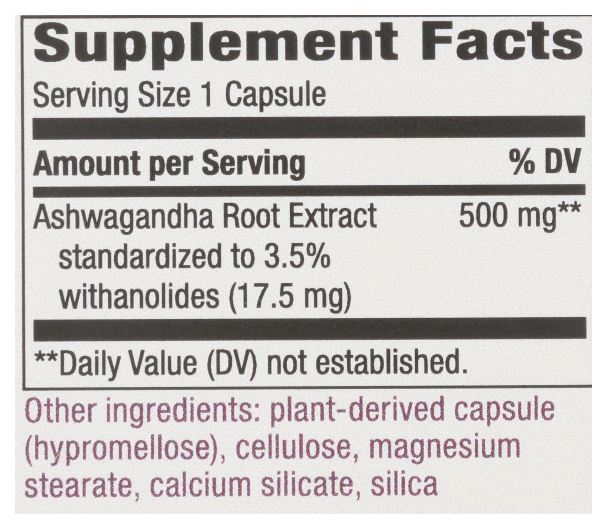 NATURES WAY ASHWAGANDHA STD 60VEGCP - Case of 3