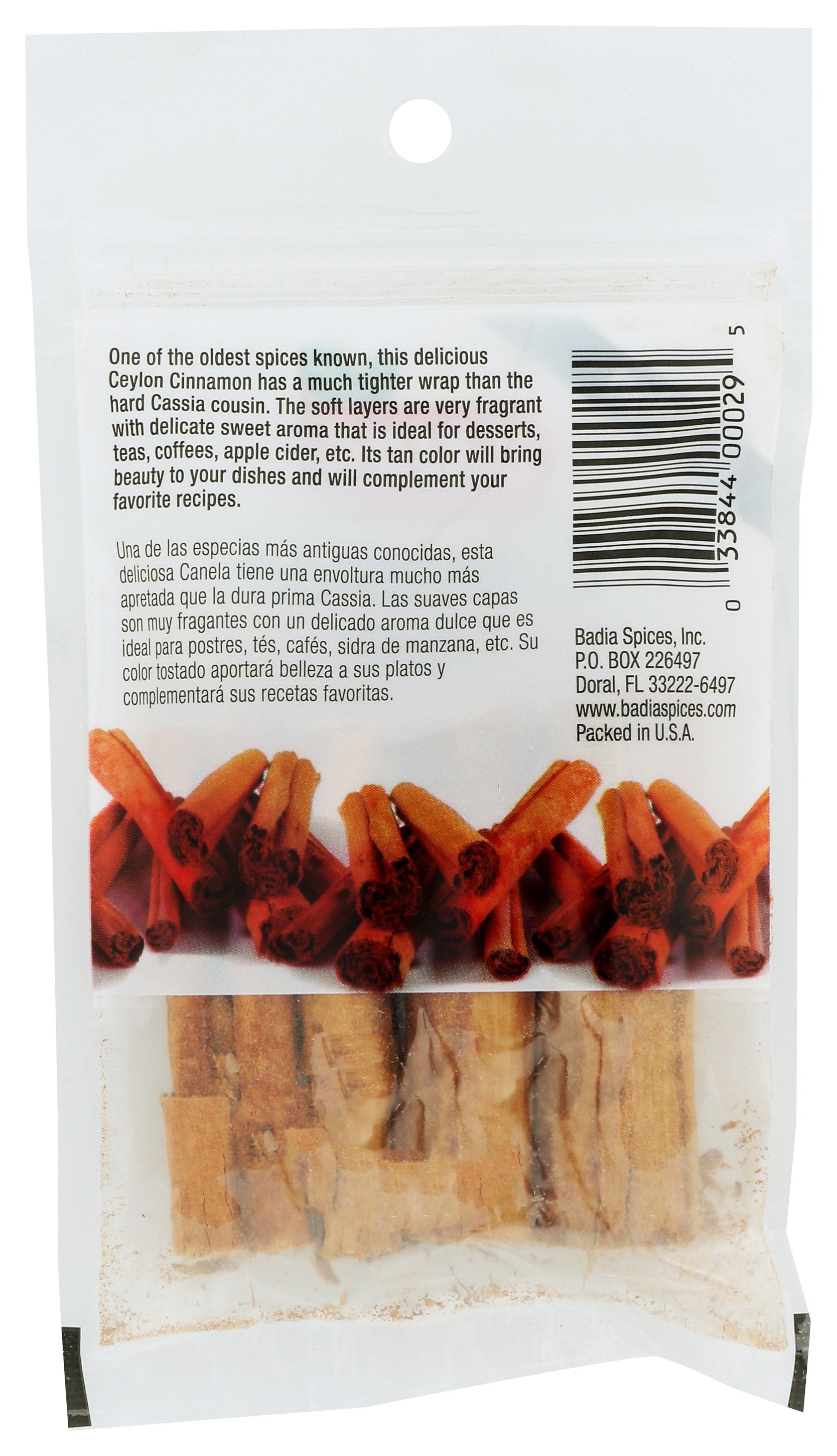 BADIA CINNAMON STICK - Case of 12