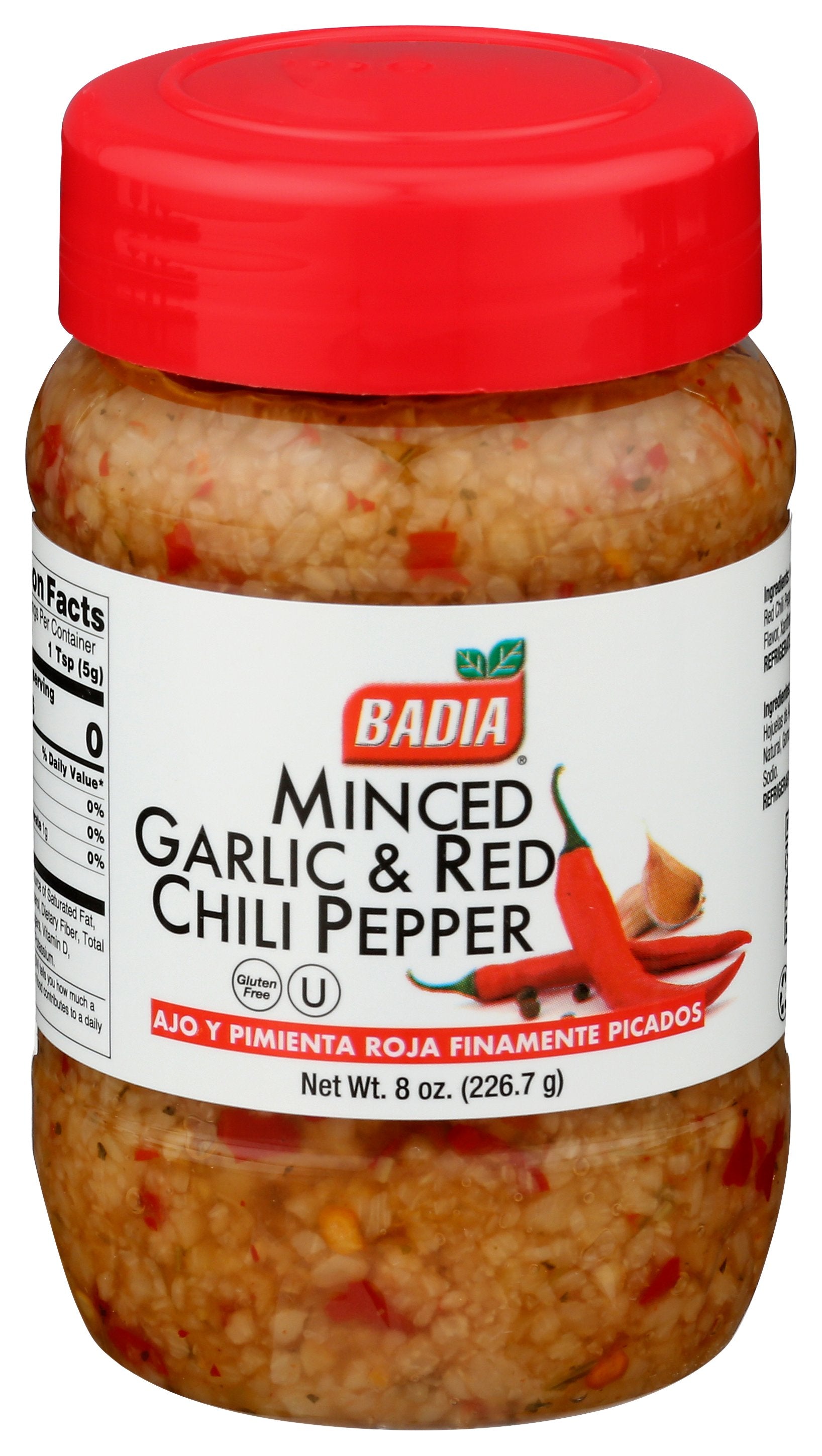 BADIA SPICE GRLC MINCED REDCHIL - Case of 12