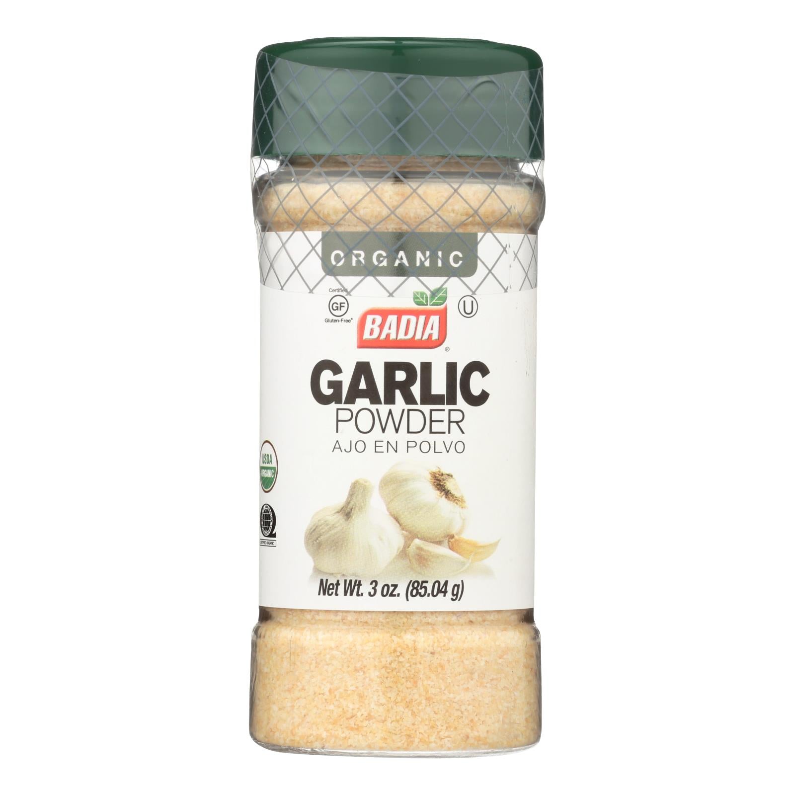 Badia Spices - Spice Garlic Powder - Case of 8 - 3 OZ